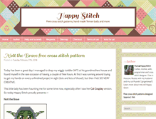 Tablet Screenshot of happy-stitch.net